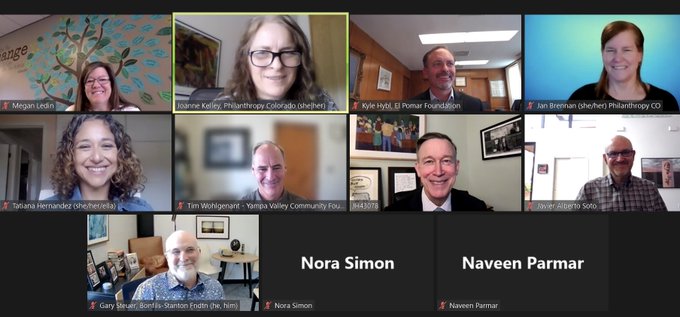 Foundation Leaders Meet with Senator Hickenlooper by Zoom